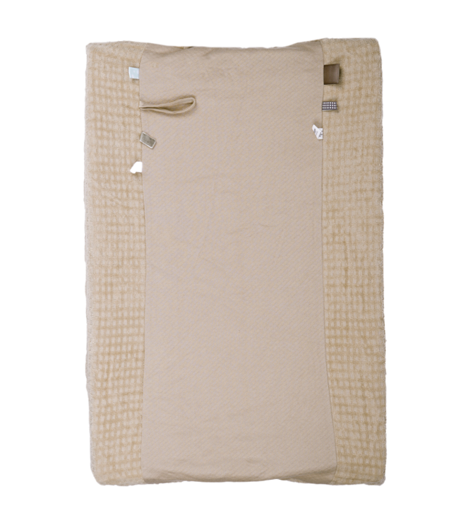 Snoozebaby Amsterdam Snoozebaby ORGANIC Kleedkussenhoes Happy Dressing (45 x 70cm) - Desert Sand