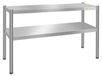 GOLDINOX Roestvrijstalen werkbak, 1400 x 350 mm - Hoogte 700 mm, PREMIUM kwaliteit