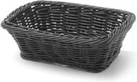 HENDI Stijlvolle broodmand – zwart – polypropyleen – 190x130x60 mm – vaatwasmachinebestendig