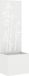 vidaXL Privacy Screen White 50 x 32 x 150 cm Cold Rolled Steel
