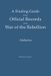 A Beachlight Press Civil War Reference Guides-A Finding Guide to the Official Records of the War of the Rebellion