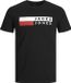 Jack & Jones T-shirt grande taille Noir 6XL