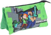 Minecraft Etui - Pennenetui voor Kind - Rechthoekig - Groen - Pennenzak