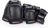 Tempish - Rimz - Skatebescherming - 3-pack - Volwassenen - Zwart - Complete Beschermset voor Skaten - Maat S