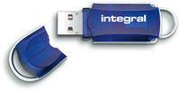 Integral 64GB USB2.0 DRIVE COURIER BLUE INTEGRAL