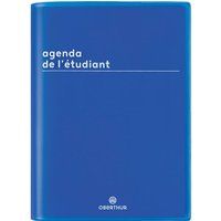 Oberthur Collection Boréal Dagelijkse schoolagenda September 2026 tot september 2027 12,5 x 17,5 cm Blauw