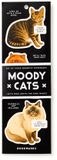 Moody Cats Magnetic Bookmark Set