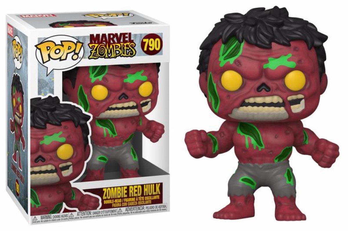 Funko MARVEL ZOMBIES - Pop N° 790 - Red Hulk