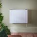 Hudson Reed Chauffage céramique intelligent électrique avec WiFi | 48,6cm x 66,5cm 1500 Watt - Blanc | avec Prise | Lex - ECOSO