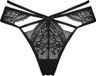 Hunkemöller Dames Lingerie String Wera - Zwart - maat L