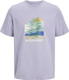 JACK&JONES JJBARBADOS TEE SS CREW NECK Heren T-shirt - Languid Lavender
