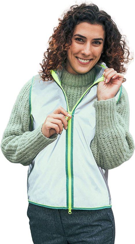 Gofluo Reflecterend Hesje Darknight - XXS - Grey reflective