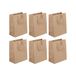 Eurowrap 28800-2Cpack - Set van 6 Kraft Cadeauzakken - Groot Formaat - 26,5x14x33cm