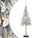 vidaXL Kerstboom met 150 LED-lampjes, wit, 150 cm