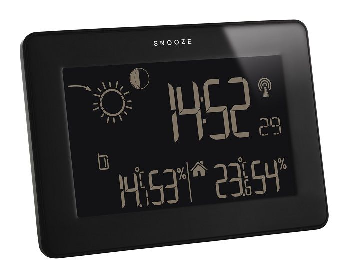 TFA Slim Touch Draadloos Weerstation - Zwart - LCD - Batterij/Accu