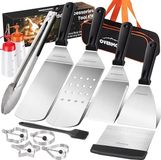 Marque non spécifiée Ensemble de barbecue en acier inoxydable avec valise