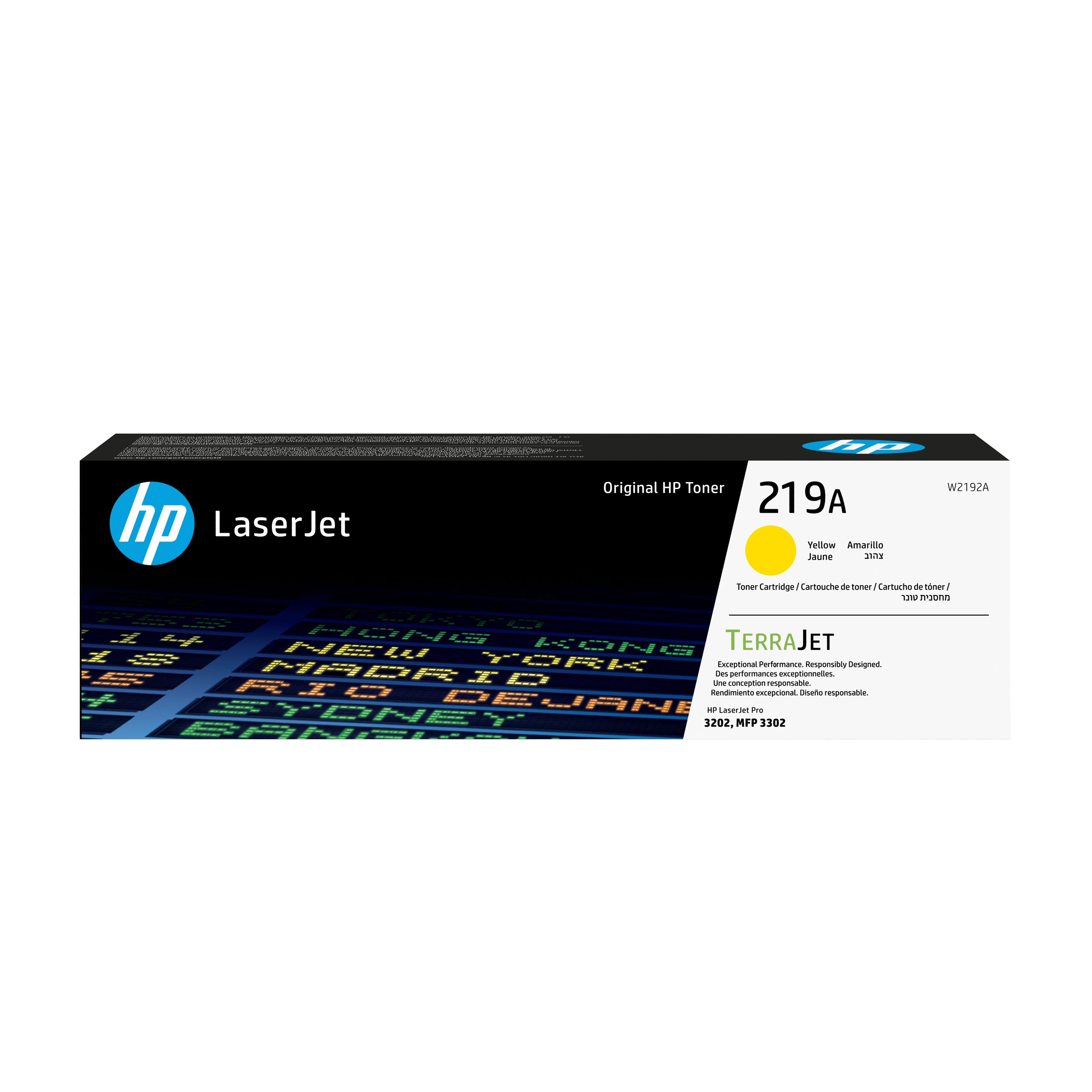 HP 219A Yellow Toner Cartridge - Original