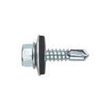 Index Fixing Systems BZABE165532 boorschroef met 14 mm afdichtring DIN-75041 met zeskantige flenskop en boorpunt; verzinkt