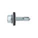 Index Fixing Systems BZABE165532 boorschroef met 14 mm afdichtring DIN-75041 met zeskantige flenskop en boorpunt; verzinkt