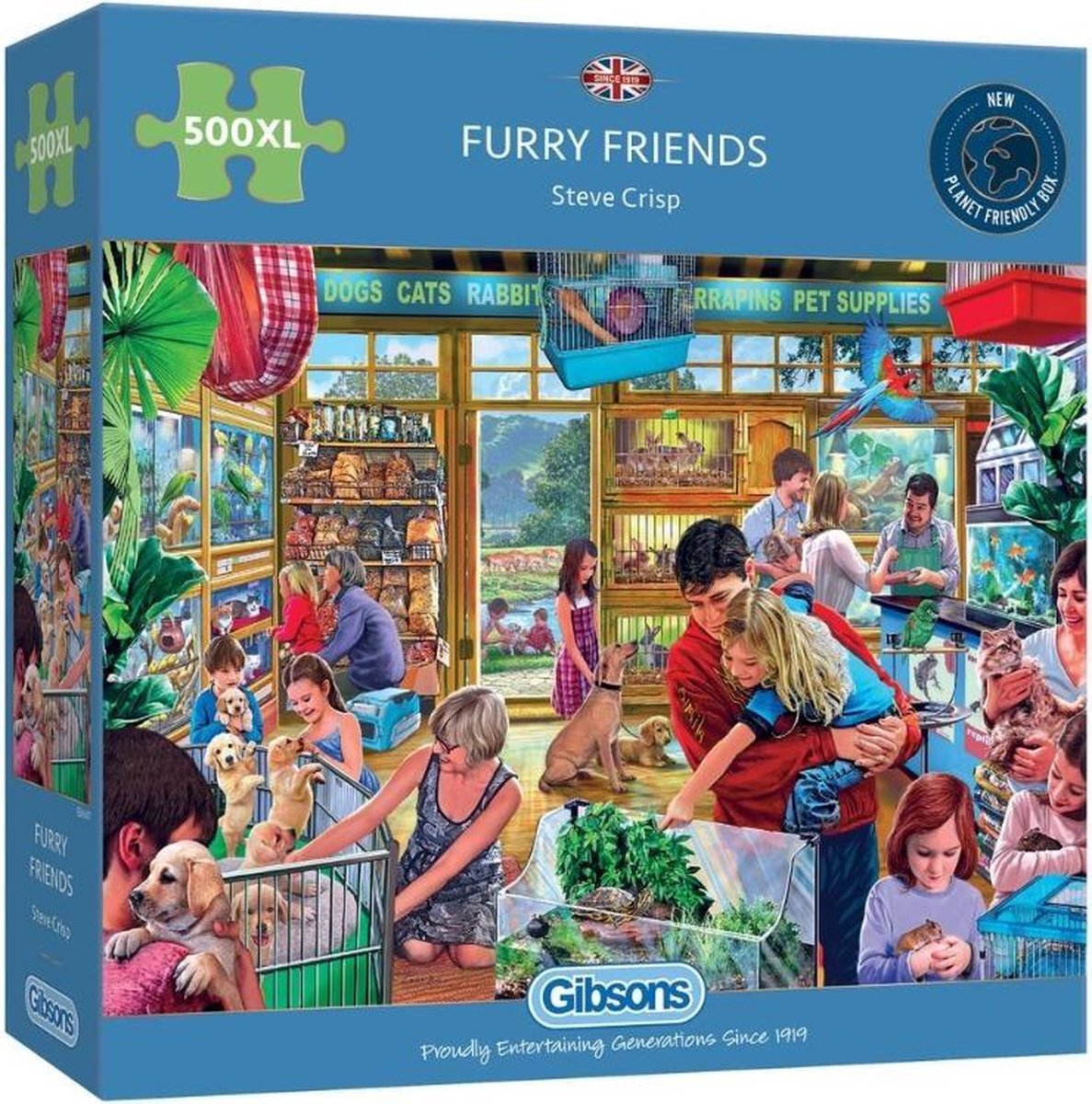 Gibsons Furry Friends 500xl puzzel