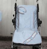 Babyline Bombón lichtgewicht matras voor kinderwagen, blauw