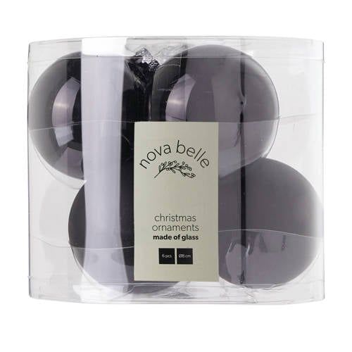 Nova Belle kerstbal (set van 6) (ø8 cm)
