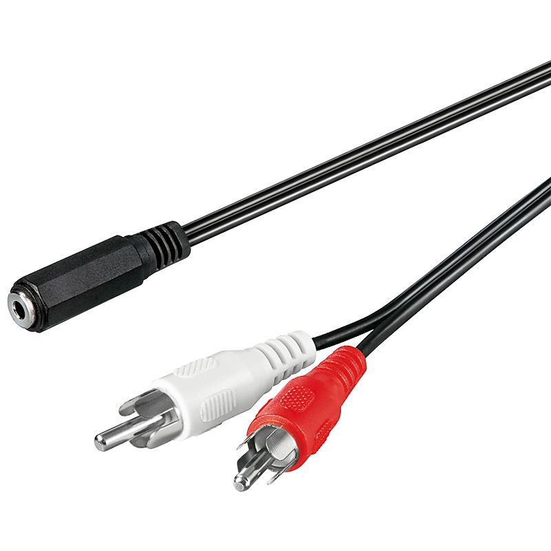 Goobay 50442 - Audio kabel - 1,4 m - Zwart