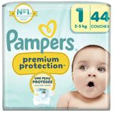 Pampers 2x Premium Protection Luiers Maat 1 (2-5 kg) 44 stuks