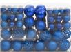 vidaXL - 111-delige Kerstballenset - Polystyreen - Blauw