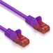 Allteq Cat 6 - U/UTP - Netwerkkabel - Patchkabel - Internetkabel - 10 Gbps - 15 meter - Paars