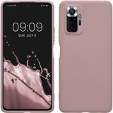 kwmobile telefoonhoesje geschikt voor Xiaomi Redmi Note 10 Pro - Back cover in licht oudroze