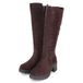 bugatti Bottes hautes pour femme - Marron foncé/marron foncé - 40
