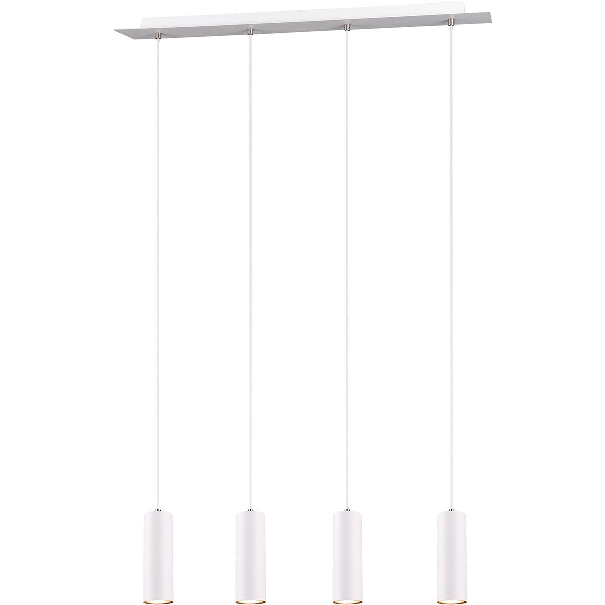 BES LED Trion Mary Hanglamp - GU10 - 4-lichts - Rechthoek - Wit