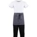 Whites Chefs Clothing Korte Sloof Grijs Katoen/Polyester Effen