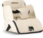 Deryan Siège d'appoint V2 - Ceinture de fixation incluse - Nougat