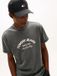 Tommy Hilfiger Tommy Jeans Heren T-shirt Katoen M Antraciet/Wit