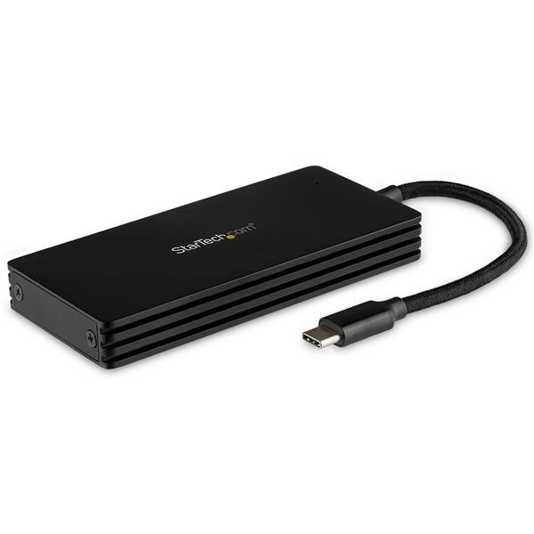 StarTech.com M.2 SSD Enclosure - USB 3.1 (10Gbps) USB-C - Black