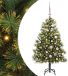 vidaXL - Sapin de Noël artificiel articulé avec pommes de pin vert 150 cm