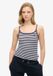 Superdry Athletic Essentials camitopje Dames Mariner Navy/Off White Stripe