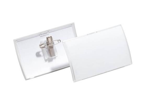 Durable 8214-19 Badgehouder - 25 stuks - Transparant
