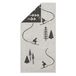 Cawö Douchelaken Winter Edition 6272 70x140 platin/basalt