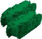 Folat Bv Feest/verjaardag versiering crepe slingers - Set van 2x stuks - donker groen - 24 meter - papier