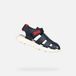 GEOX SANDAL AIRADYUM JONGENS Sandalen - MARINEBLAUW/ROOD - Maat 26