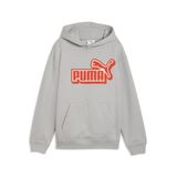 PUMA Essentials Logo Lab relaxte hoodie voor Heren, Grijs, Maat 9-10Y