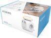 AISENS Multifunctionele stekkerdoos met 4 stopcontacten, 1x USB-C 20W PD3.0, 2x USB-A 18W QC3.0, nachtlampje, 1.8m, wit