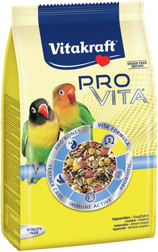 Vitakraft Pro Vita Agapornis - Vogelvoer - 750 g