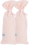 Meyco Kruikenzak Basic Badstof - Set van 2 - Soft Pink