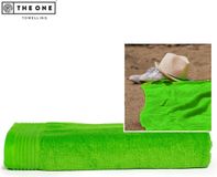 The One Towelling Classic Strandlaken - 100 x 180 cm - Strand handdoek - Hoge vochtopname - 100% Gekamd katoen - Limoengroen