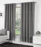Fusion Sorbon Gordijn met ogen, 100% katoen, 229 x 229 cm, antraciet