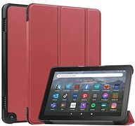 RanTuo Tablet hoesje voor Lenovo Tab M8 (HD), PU-huid, licht en dun, waterdicht, stofdicht, anti-val beschermhoes voor Lenovo Tab M8 (HD). (Claret)